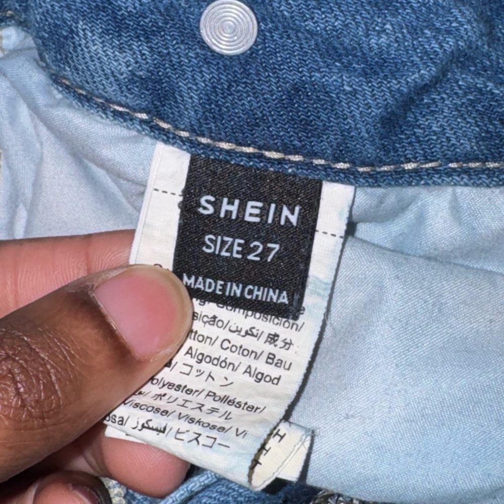 SHEIN Classic Blue Denim Jeans
